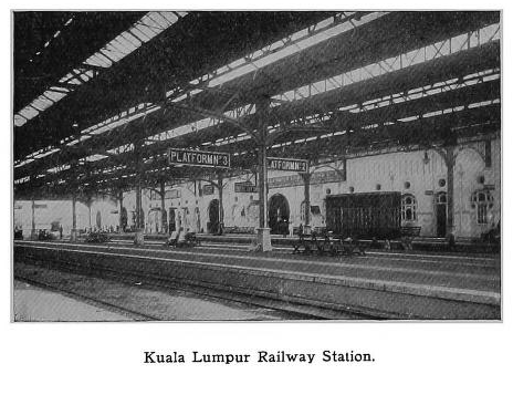 Kuala Lumpur Railway Station in 1914