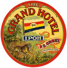 Grand Hotel Luggage Label